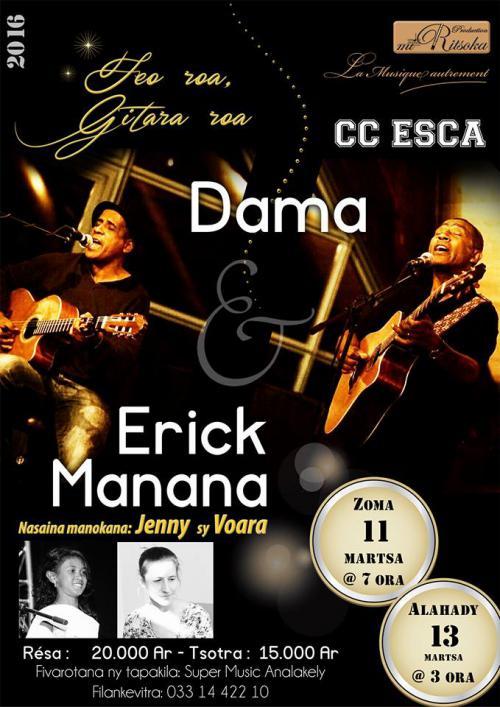  Dama et Erick Manana au CCESCA 