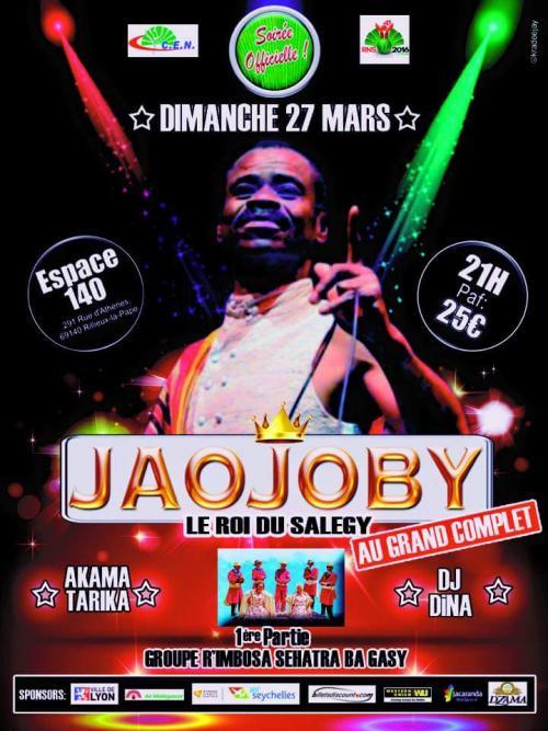 Soir&eacute;e RNS, Jaojoby au grand complet, LYON le 27 Mars 2016