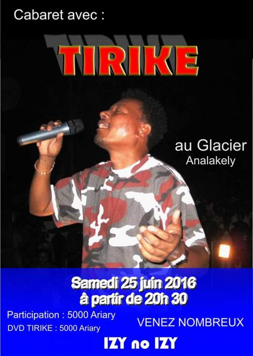 TIRIKE  au Glacier Analakely le 25/06/2016 