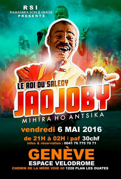 Jaojoby, Gen&egrave;ve le 06 Mai 2016