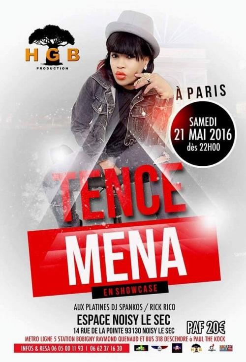 Tence Mena, Paris, 21/05/2016