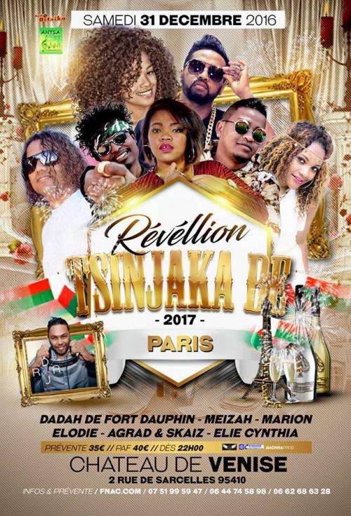 Tsinjaka be. R&eacute;veillon Paris