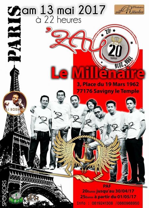 'ZAY &agrave; Paris le 13 Mais 2017