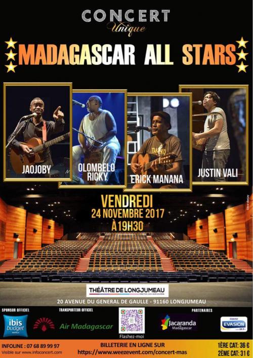 Madagascar All Stars Paris 19 Nov 2017