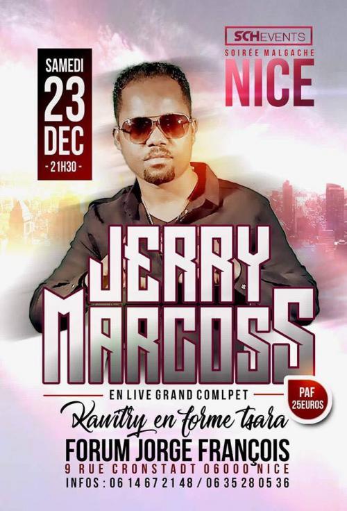 Jerry Marcos &agrave; Nice 23/12/2017